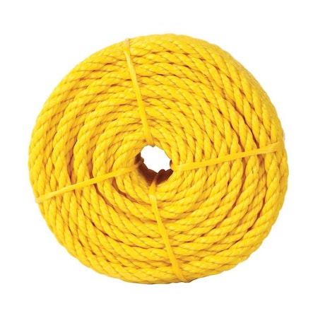 Koch Industries Koch Industries 1/2 in. D X 50 ft. L Yellow Twisted Polypropylene Rope 5001635